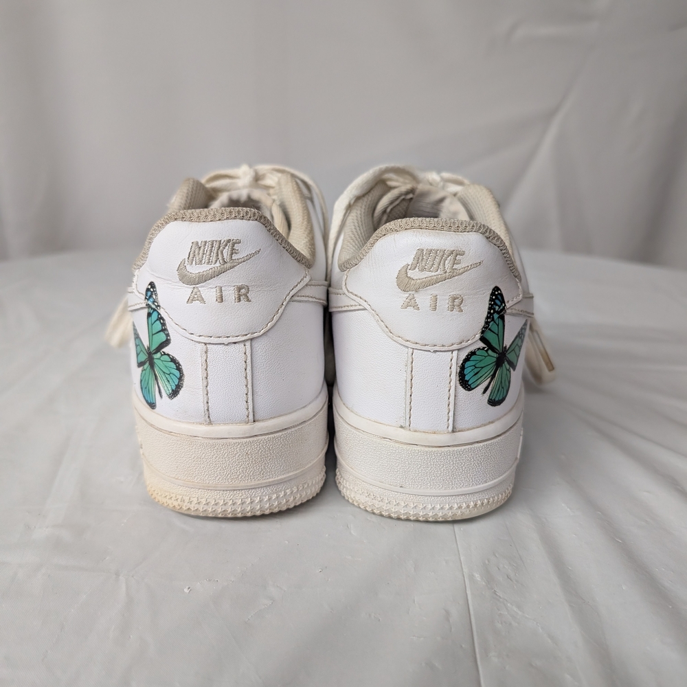Nike Air Force 1 Low Custom Sneakers Women's Size 8 US Butterflies - Picture 4 of 10